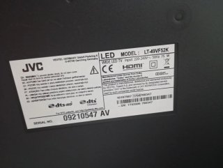 Televisión JVC 49 Negra