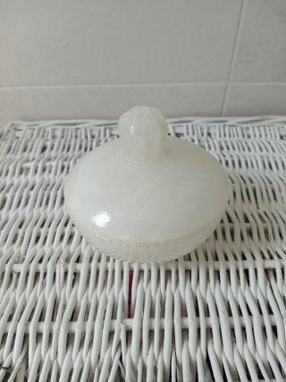 Joyero Vintage Alabastro Blanco