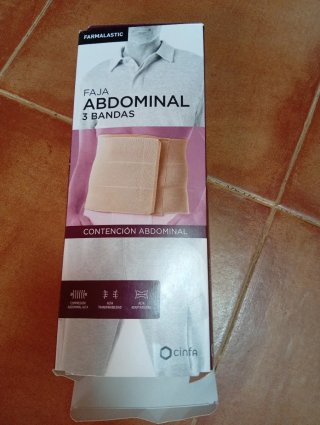 Faja abdominal 3 bandas