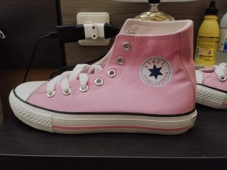 Zapatillas deportivas Converse caña alta rosa