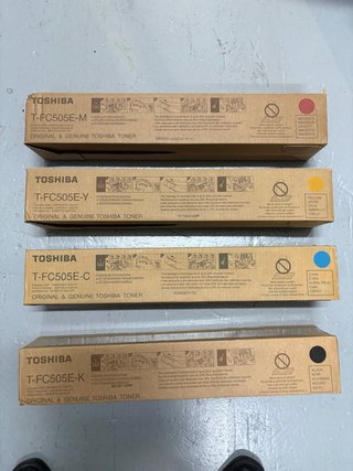 4 Tintas Toshiba T-FC505E (M, Y, C, K)
