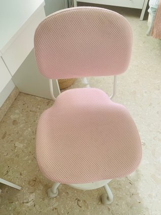 Silla Escritorio IKEA VIMUND Rosa