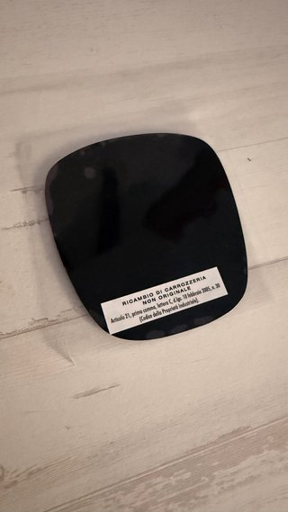 Emblema Resina FIAT Negro/Gris 90x81mm