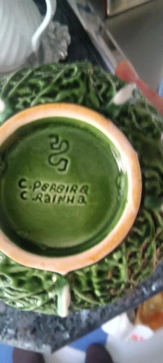 Sopera C. Pereira Repollo Cerámica Verde