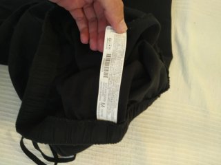 Pantalones Stradivarius mujer negros