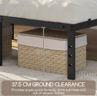 Estructura Cama Individual Metal 90x190
