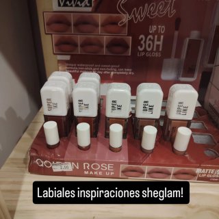 Labiales Sheglam Super Like - Tono Beige/Marrón