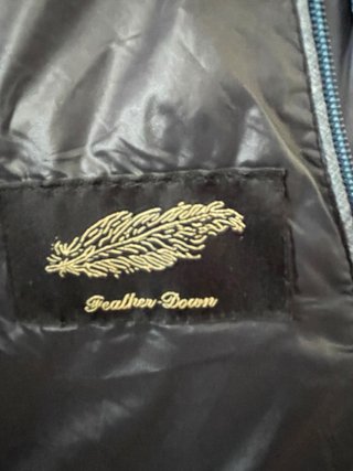 Chaqueta Massimo Dutti plumón azul