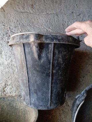 Cubos de goma para obra (3 unidades)