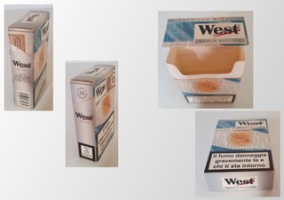 4 Pacchetti Vuoti West Collezionismo Bandiere