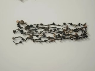 Collar Mil Vueltas Cuentas Piedra Natural