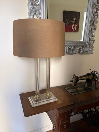 Lámpara de mesa vintage Plexi