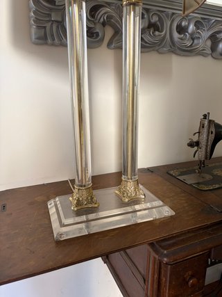 Lámpara de mesa vintage Plexi