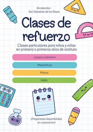Clases particulares - Refuerzo escolar