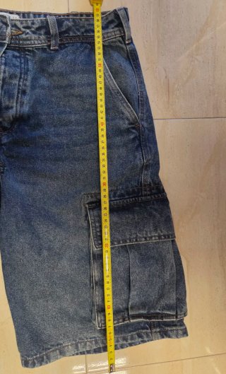 Bermudas Cargo Denim Baggy W30