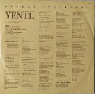 Vinilo Yentl - Banda Sonora Original Lp