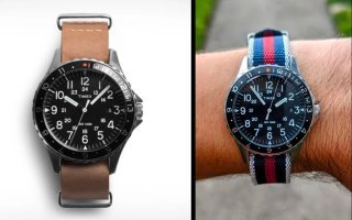 Reloj Timex Ocean Negro, WR 100M, bisel giratorio
