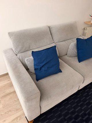 Sofá de 2 plazas gris