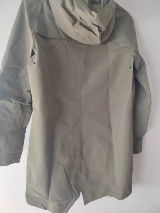 Chubasquero verde mujer