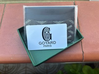 Tarjetero Goyard Paris Negro