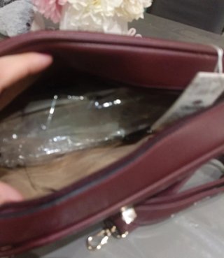 Borsa Charro nuova con tracolla bordeaux