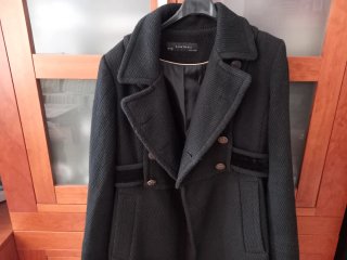 Abrigo Zara Negro