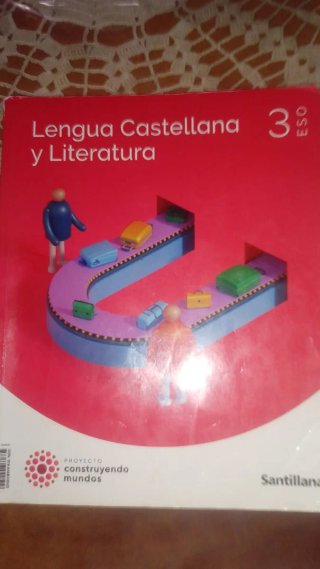 Libro de lengua castellana y literatura de 3 eso