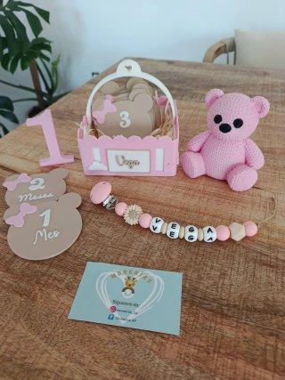 Cajita regalo bebé personalizada