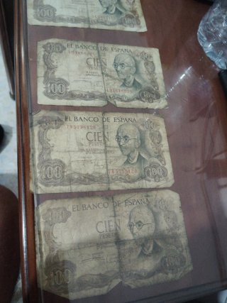 6 Billetes 100 Pesetas 1970 El Banco de España