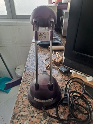 Lámpara Ikea Telescópica Morada Vintage