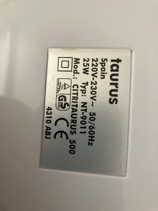 Exprimidor eléctrico Citritaurus 500