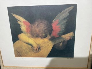 Cuadro de Ángel con Laúd