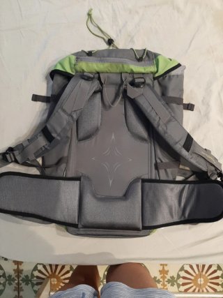 Mochila Forclaz 40L Verde y Gris