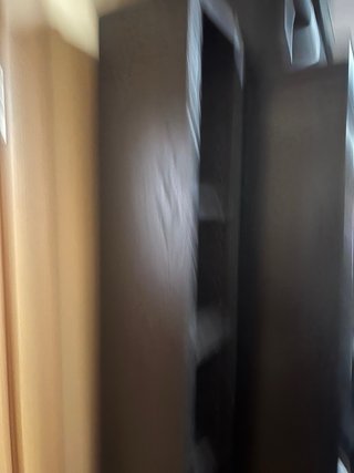Estantería de madera negra 2m