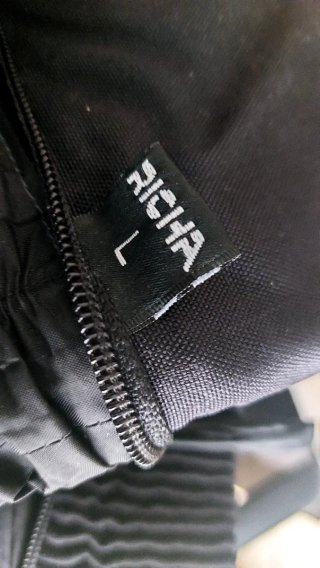 Conjunto Ropa Moto Richa Negra, talla L