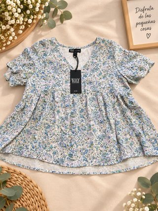 Blusa Estampada Liberty Talla 12