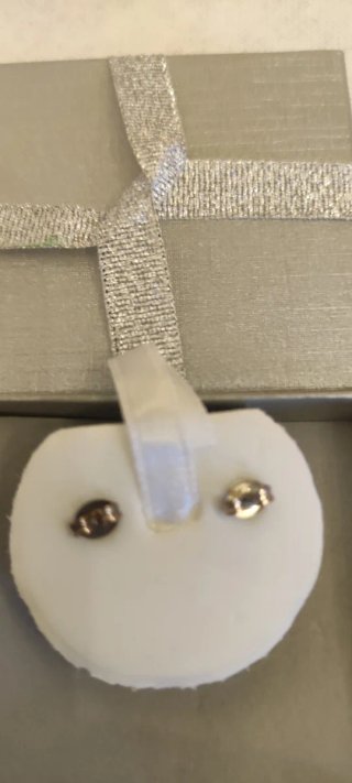 Pendientes Plata Ley Circonita Morada