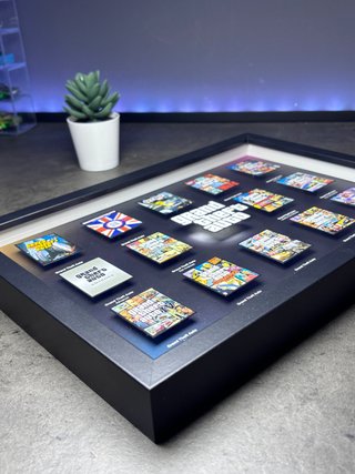 Cuadro 21x30cm Colección Grand Theft Auto GTA