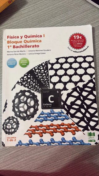 Física y Química I, 1o Bachillerato