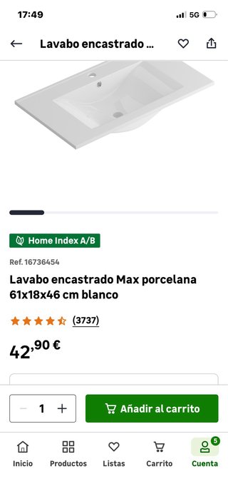 Mueble Lavabo Baño Blanco Nuevo