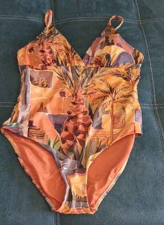 Bañador Woman Secret estampado tropical
