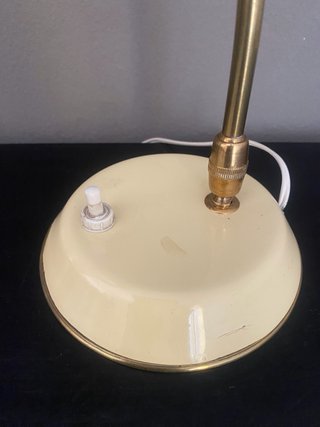 Lámpara flexo vintage Mid-Century beige
