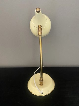 Lámpara flexo vintage Mid-Century beige