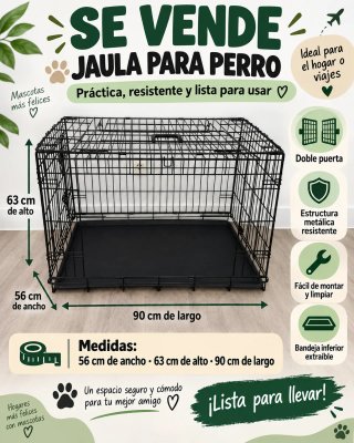 Jaula Perro XL Doble Puerta