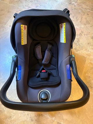 Carrito de bebé doble con plástico protector