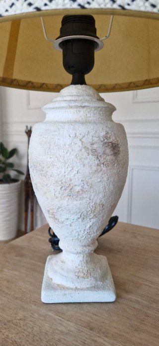 Lámpara Gaia restaurada y decorada a mano