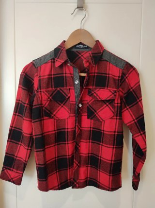 Camisa niño cuadros franela 10A