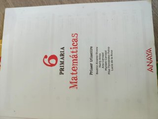 Libros de sexto de primaria