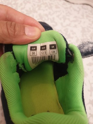 Zapatillas Fila niño azul y verde