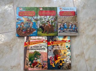 Libros Geronimo Stilton (Clásicos + Superhéroes)